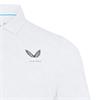 Castore Gents Club Golf Ball Printed Polo Shirt White - Midnight Navy
