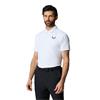 Castore Gents Club Golf Ball Printed Polo Shirt White - Midnight Navy