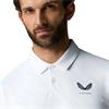 Castore Gents Club Golf Ball Printed Polo Shirt White - Midnight Navy
