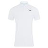 Castore Gents Club Golf Ball Printed Polo Shirt White - Midnight Navy