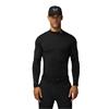 Castore Gents Club Long Sleeve Thermal Mock Neck Black - Mid Grey