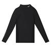 Castore Gents Club Long Sleeve Thermal Mock Neck Black - Mid Grey