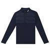 Castore Gents Pinnacle LVS Hybrid ½ Zip Midlayer Midnight Navy - White