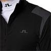 J.Lindeberg Gents Lukas ¼ Zip Mid Layer Black (9999)
