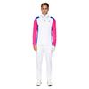 J.Lindeberg Gents Lukas ¼ Zip Mid Layer Pink Peacock (S153)