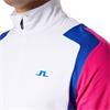 J.Lindeberg Gents Lukas ¼ Zip Mid Layer Pink Peacock (S153)
