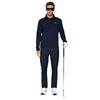 J.Lindeberg Gents Clide ¼ Zip Mid Layer Navy (6855)