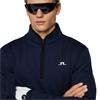 J.Lindeberg Gents Clide ¼ Zip Mid Layer Navy (6855)