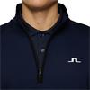 J.Lindeberg Gents Clide ¼ Zip Mid Layer Navy (6855)