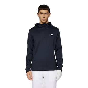 J.Lindeberg Gents Aerial ¼ Zip Hood Navy (6855)