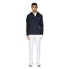 J.Lindeberg Gents Aerial ¼ Zip Hood Navy (6855)