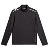 J.Lindeberg Gents Vinnie ¼ Zip Mid Layer Asphalt (W015)