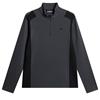 J.Lindeberg Gents Lukas ¼ Zip Mid Layer Asphalt (W015)