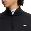 J.Lindeberg Gents Clide ¼ Zip Mid Layer Black (9999)