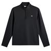 J.Lindeberg Gents Clide ¼ Zip Mid Layer Black (9999)