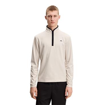 J.Lindeberg Gents Clide ¼ Zip Mid Layer Moonbeam (U029)