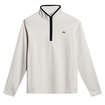 J.Lindeberg Gents Clide ¼ Zip Mid Layer Moonbeam (U029)