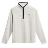 J.Lindeberg Gents Clide ¼ Zip Mid Layer Moonbeam (U029)