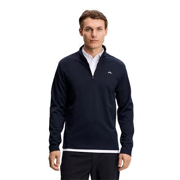 J.Lindeberg Gents Clide ¼ Zip Mid Layer Navy (6855)