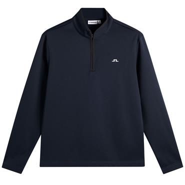 J.Lindeberg Gents Clide ¼ Zip Mid Layer Navy (6855)