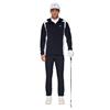 J.Lindeberg Gents Lukas ¼ Zip Hood Navy (6855)