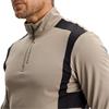 J.Lindeberg Gents Finn ¼ Zip Midlayer Brindle (U144)