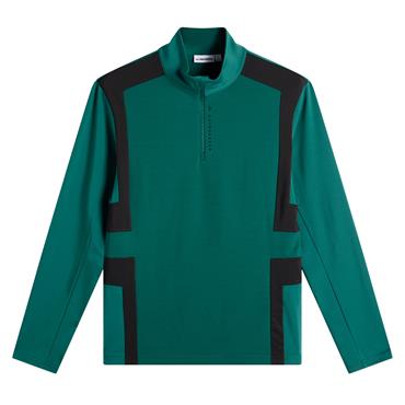 J.Lindeberg Gents Finn ¼ Zip Midlayer Forest Biome (M334)