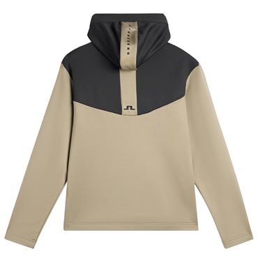 J.Lindeberg Gents Maclean ¼ Zip Hood Brindle (U144)