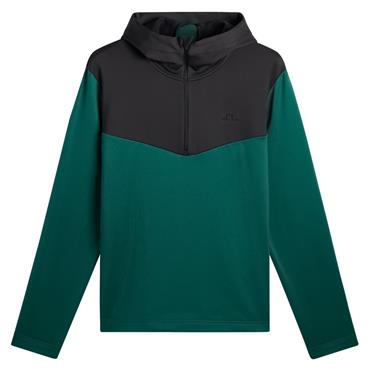 J.Lindeberg Gents Maclean ¼ Zip Hood Forest Biome (M334)
