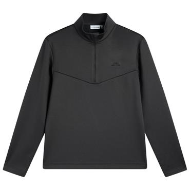 J.Lindeberg Gents Maclean ¼ Zip Midlayer Black (9999)