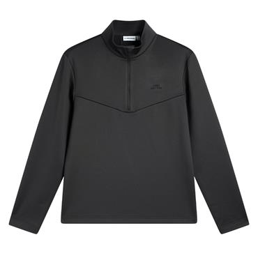 J.Lindeberg Gents Maclean ¼ Zip Midlayer Black (9999)