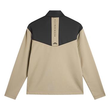 J.Lindeberg Gents Maclean ¼ Zip Midlayer Brindle (U144)