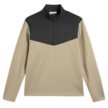 J.Lindeberg Gents Maclean ¼ Zip Midlayer Brindle (U144)