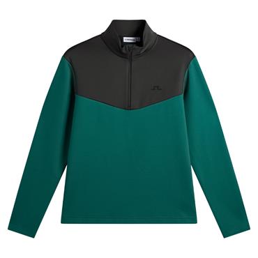 J.Lindeberg Gents Maclean ¼ Zip Midlayer Forest Biome (M334)