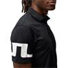 J.Lindeberg Gents Heath Regular Fit Polo Shirt Black (9999)