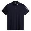 J.Lindeberg Gents Tour Tech Reg Fit Golf Polo Shirt Navy (6855)
