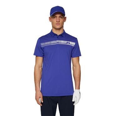 J.Lindeberg Gents Klas Polo Shirt Clematis Blue (O356)