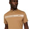 J.Lindeberg Gents Klas Polo Shirt Tigers Eye (E376)