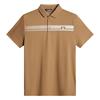 J.Lindeberg Gents Klas Polo Shirt Tigers Eye (E376)