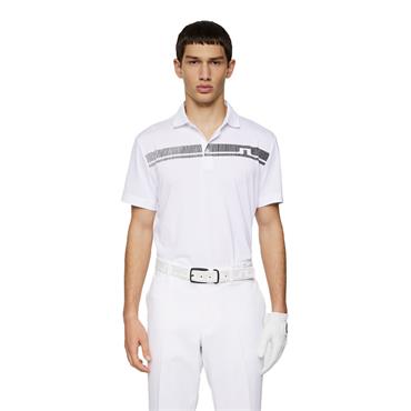 J.Lindeberg Gents Klas Polo Shirt White (0000)