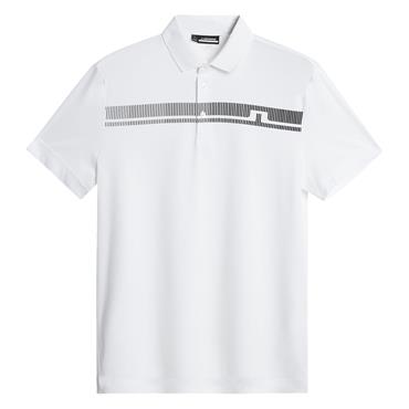 J.Lindeberg Gents Klas Polo Shirt White (0000)