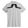 J.Lindeberg Gents KV Golf Polo Shirt Light Grey - Melange (U199)