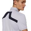 J.Lindeberg Gents KV Golf Polo Shirt Light Grey - Melange (U199)