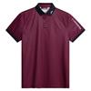 J.Lindeberg Gents Tour Tech Print Polo Shirt Tour Geo Navy (O541)