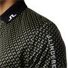 J.Lindeberg Gents Tour Tech Print Polo Shirt Tour Geo Olive (M523)