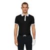 J.Lindeberg Gents Bay Slim Polo Shirt Black (9999)