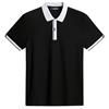 J.Lindeberg Gents Bay Slim Polo Shirt Black (9999)