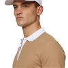 J.Lindeberg Gents Bay Slim Polo Shirt Tigers Eye (E376)