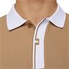 J.Lindeberg Gents Bay Slim Polo Shirt Tigers Eye (E376)