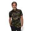 J.Lindeberg Gents Tour Tech Print Polo Shirt Warp Forest (M538)